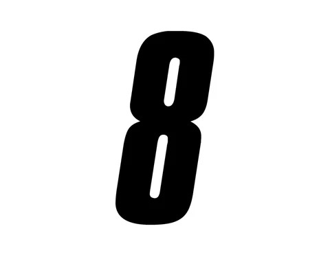 Zeronine Replica Klebenummern in versch. Größen