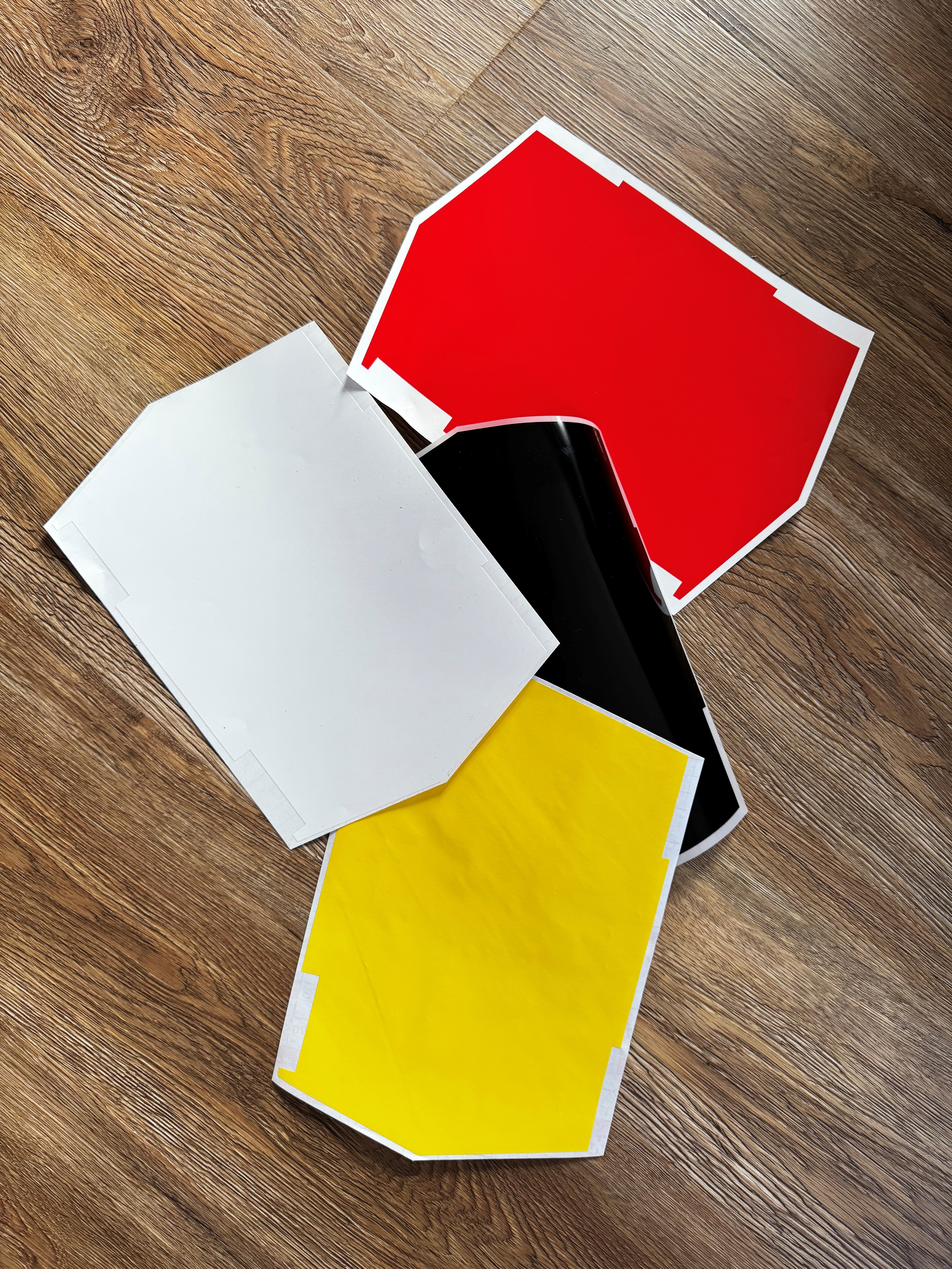 Zeronine Replika Hintergrund-Sticker Moto-Control Plates