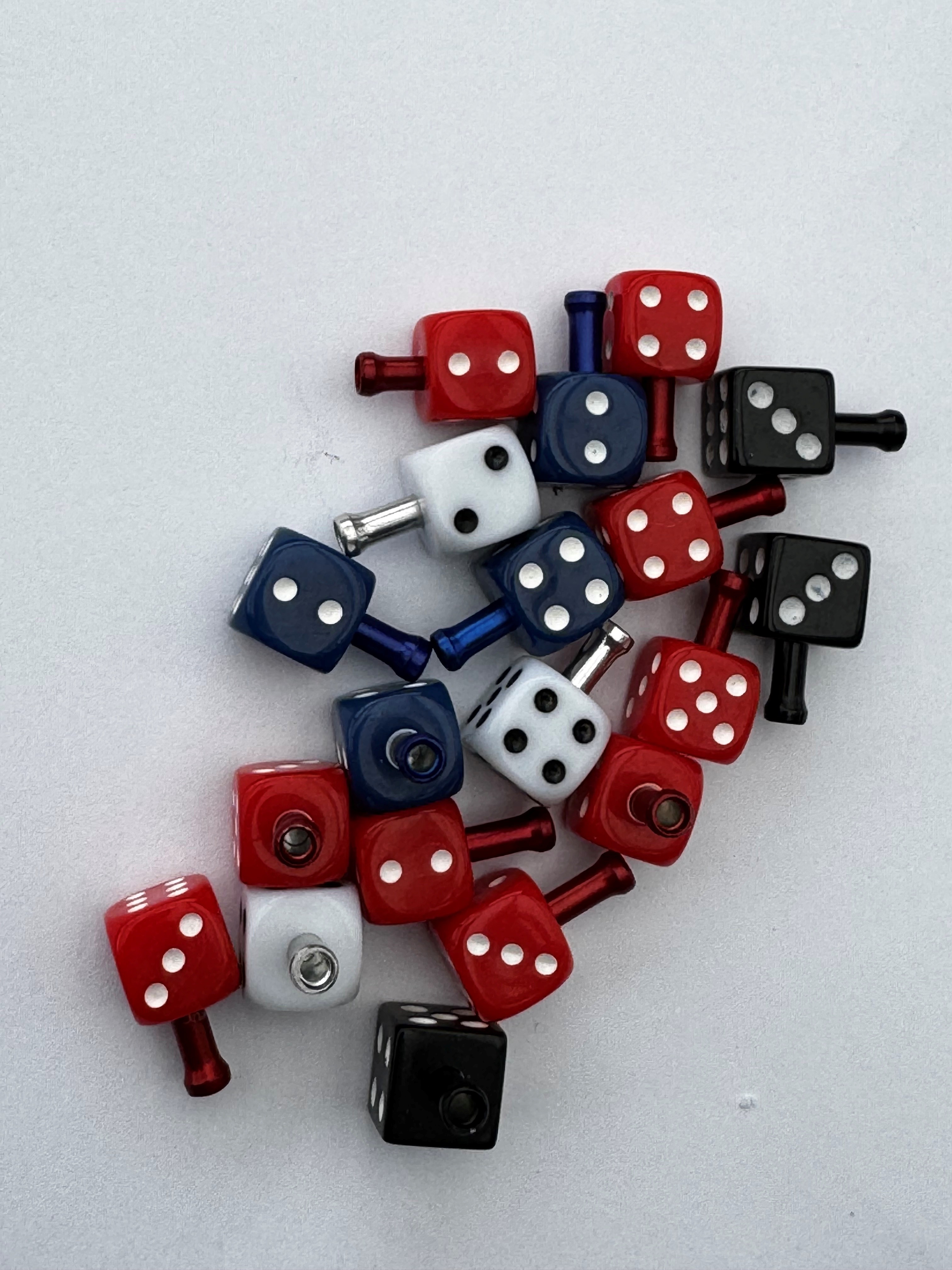 Endkappen Würfel in versch. Farben 10mm