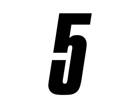 Zeronine Replica Klebenummern in versch. Größen