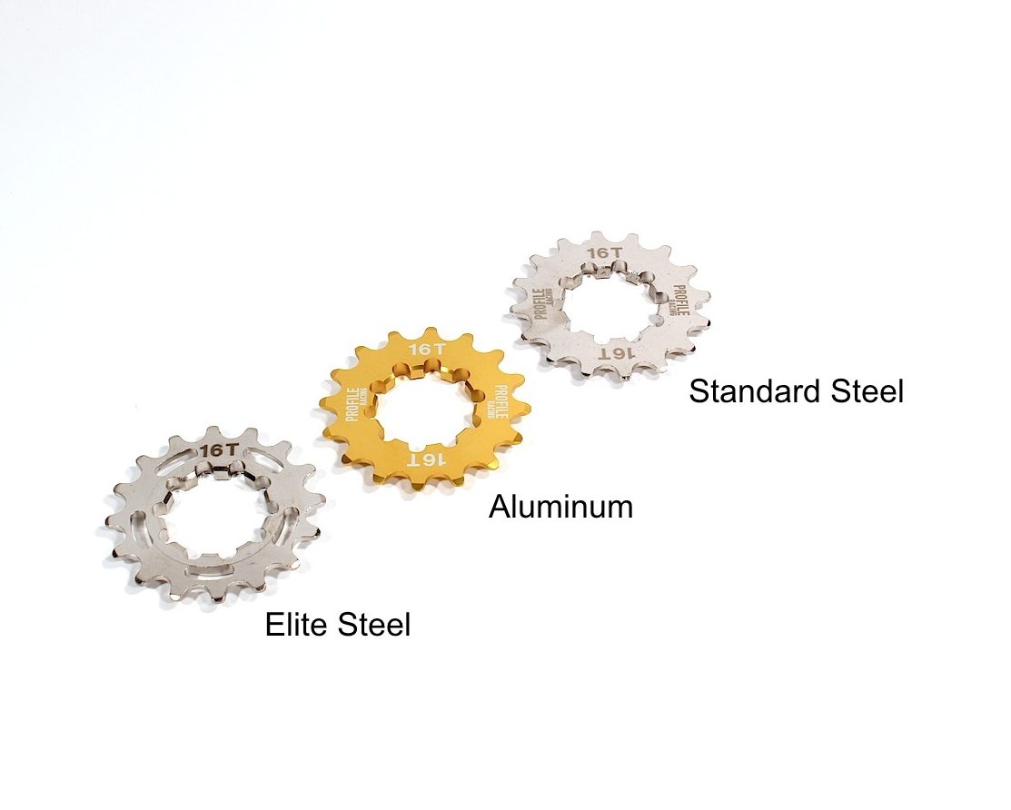 PROFILE  RACING CASSETTE COGS (Steckritzel Mini-Hub und Elite)