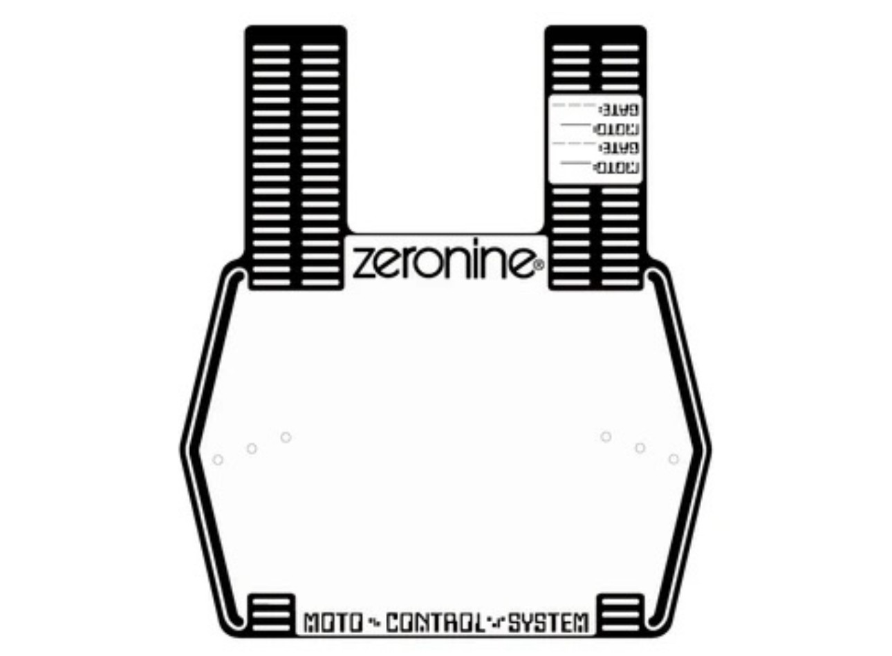 Zeronine VINTAGE Moto Control Plate in versch. Farben