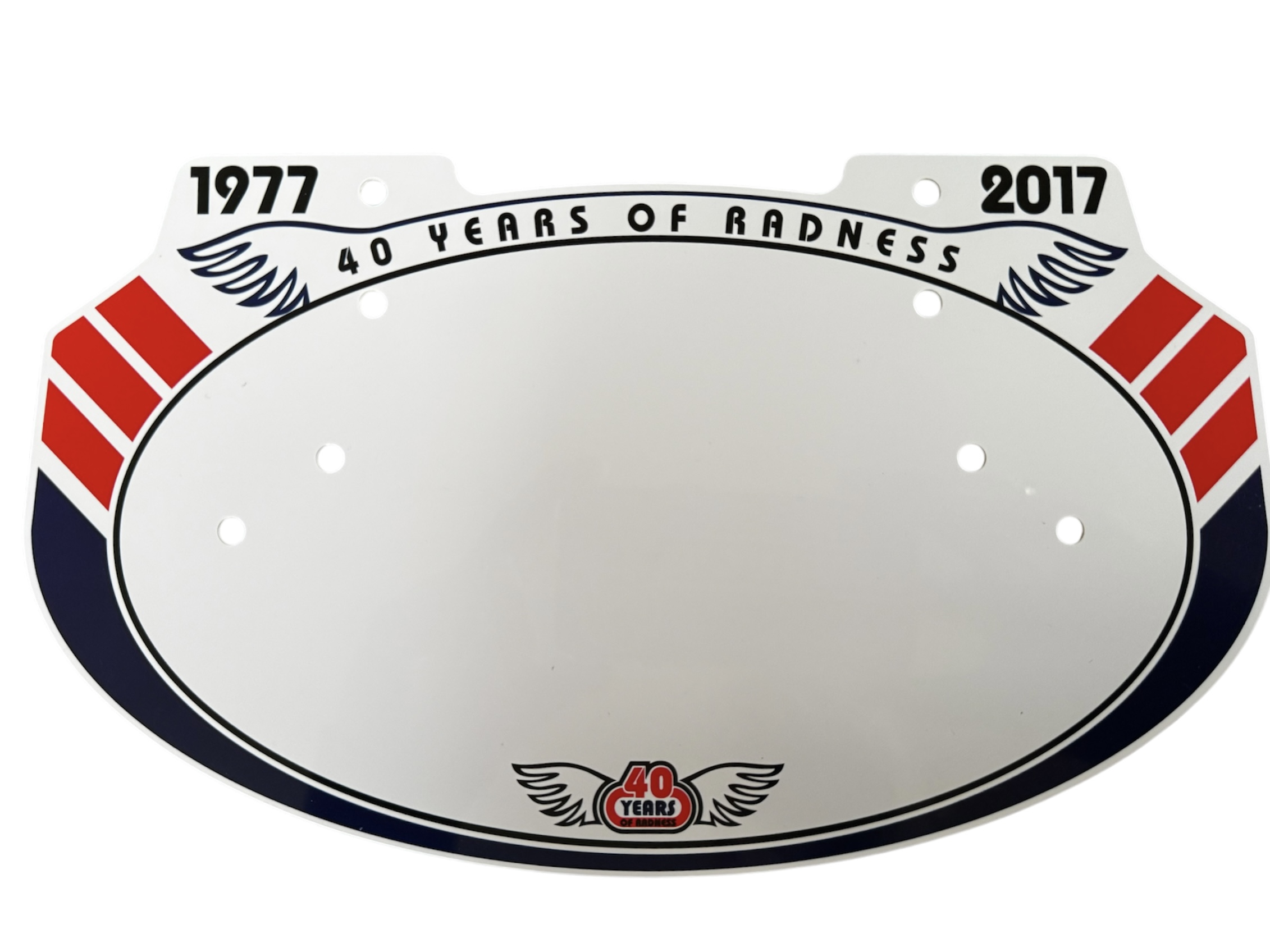 SE Racing Numberplate 40 Years of Radness