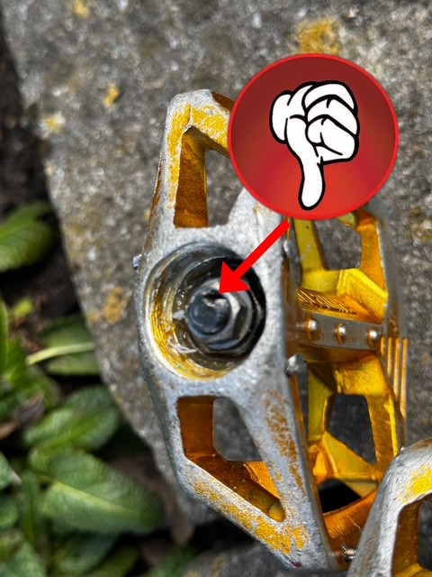 Shimano DX Pedal Kappen Dust Caps