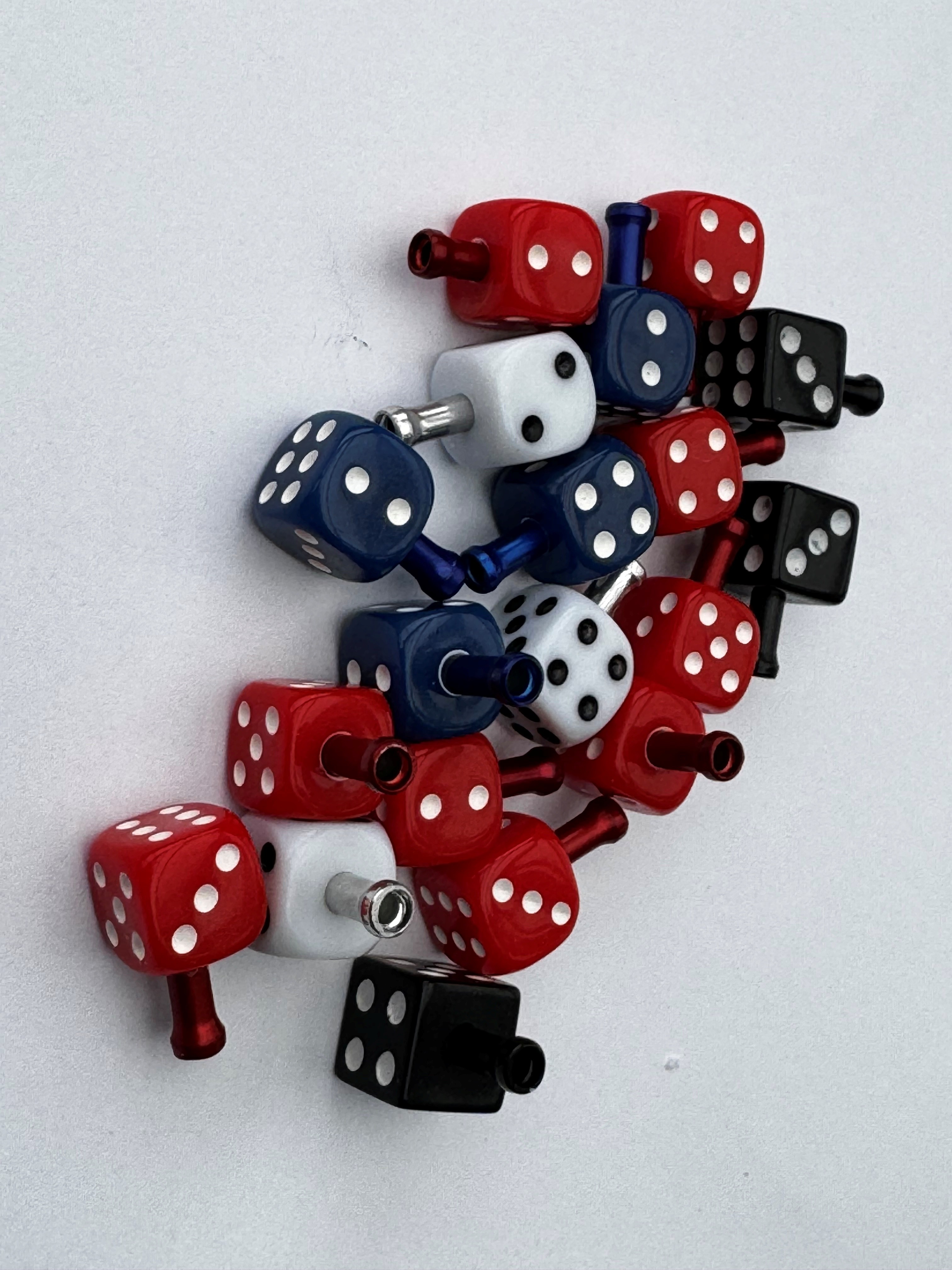 Endkappen Würfel in versch. Farben 10mm