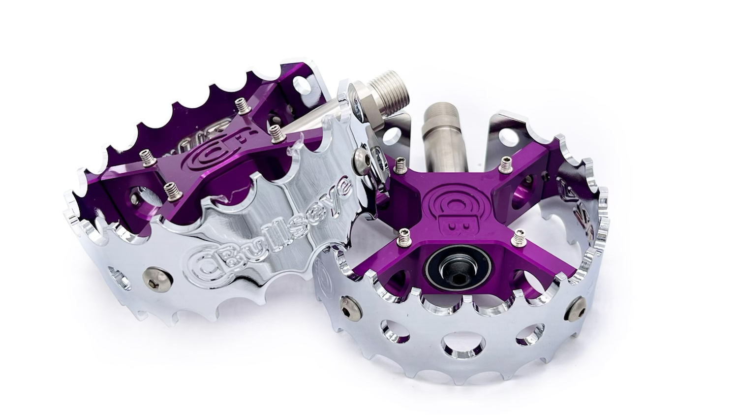 BULLSEYE PRO X ROUND PEDALS in verschied. Farben